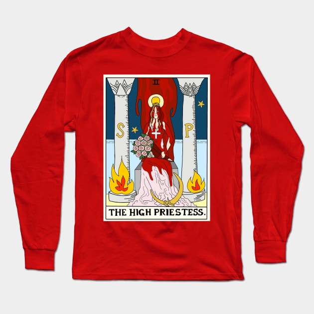 Horror Arcana - The High Priestess Long Sleeve T-Shirt by pinxtizzle